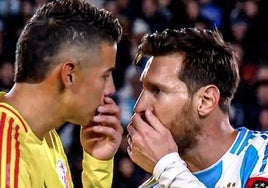 El reproche de Messi a James Rodríguez que dejó atónito al colombiano: «Hablás mucho»
