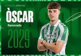 El Betis hace oficial la renovación de Óscar Masqué hasta 2029